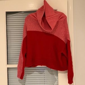 Alice + Olivia Red/Pink Sweater